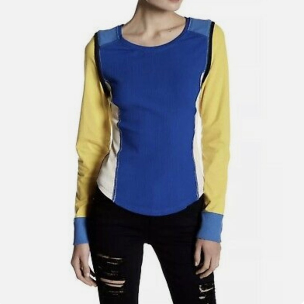 FREE PEOPLE Colorblock Long Sleeve